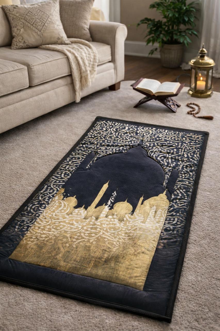 Padded Prayer Rug Sahara Gold