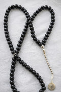 Black 100-Count Tasbih – Allah Pendant