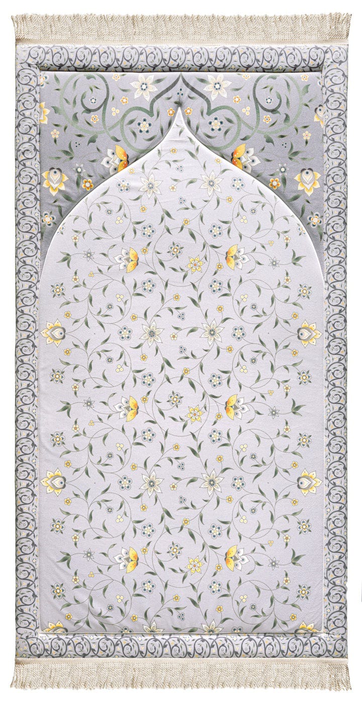Padded Prayer Mat - Yellow Lotus