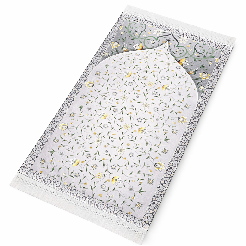 Padded Prayer Mat - Yellow Lotus