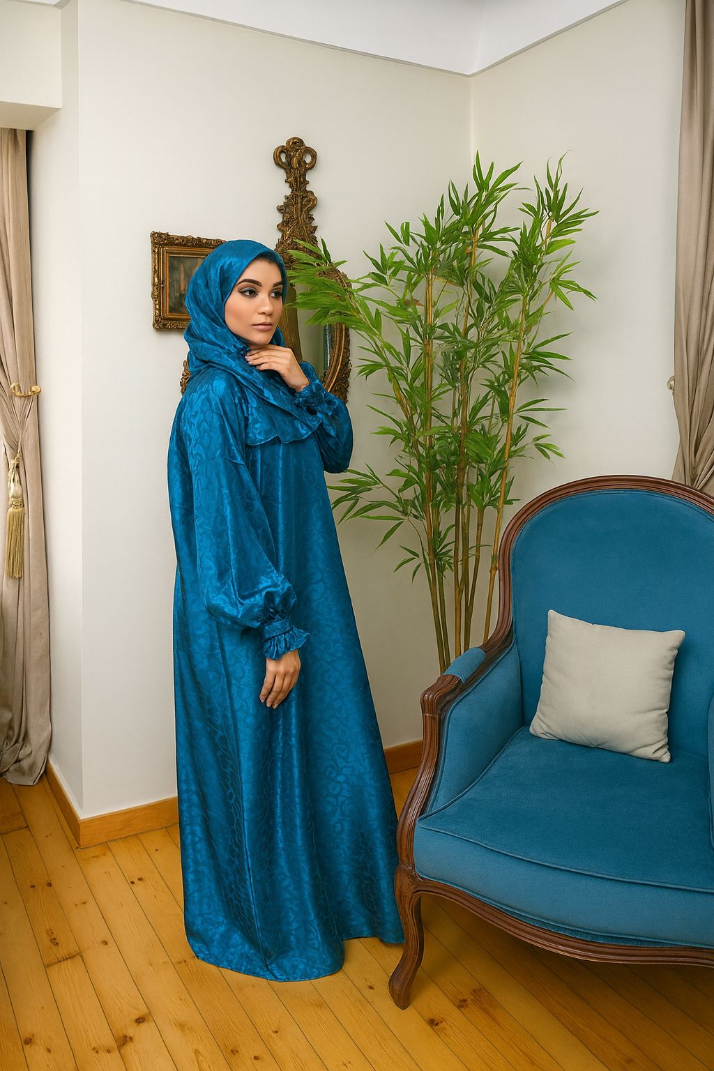 Prayer Wear - Sparkle Star Abaya
