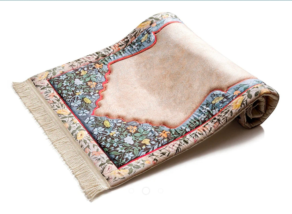 Padded Prayer Mat - Andalus Bloom